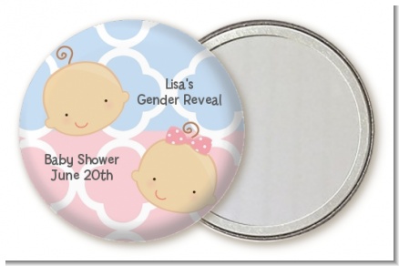 Gender Reveal - Personalized Baby Shower Pocket Mirror Favors