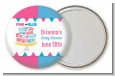 Gender Reveal Cake - Personalized Baby Shower Pocket Mirror Favors thumbnail
