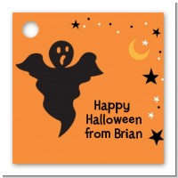 Ghost - Personalized Halloween Card Stock Favor Tags