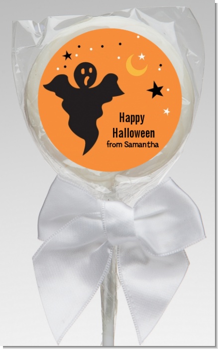 Ghost - Personalized Halloween Lollipop Favors