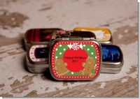 Gingerbread Party - Personalized Christmas Mint Tins