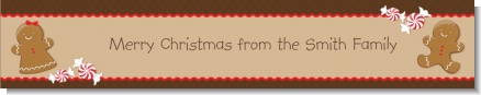 Gingerbread - Personalized Christmas Banners