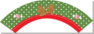 Gingerbread Party - Christmas Cupcake Wrappers