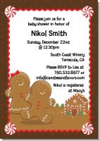 Gingerbread House - Christmas Invitations