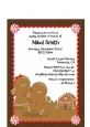 Gingerbread House - Christmas Petite Invitations thumbnail
