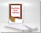 Gingerbread House - Baby Shower Personalized Notebook Favor