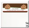 Gingerbread House - Christmas Return Address Labels thumbnail