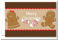 Gingerbread - Christmas Thank You Cards