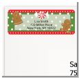 Gingerbread Party - Christmas Return Address Labels thumbnail