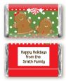 Gingerbread Party - Personalized Christmas Mini Candy Bar Wrappers thumbnail