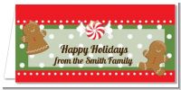 Gingerbread Party - Personalized Christmas Place Cards