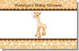 Giraffe Brown - Personalized Baby Shower Placemats thumbnail