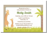 Giraffe - Baby Shower Petite Invitations