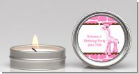 Giraffe Pink - Baby Shower Candle Favors