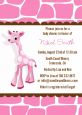 Giraffe Pink - Birthday Party Invitations thumbnail