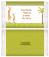 Giraffe - Personalized Popcorn Wrapper Baby Shower Favors thumbnail
