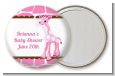 Giraffe Pink - Personalized Baby Shower Pocket Mirror Favors thumbnail