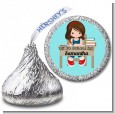 Girl Student - Hershey Kiss School Sticker Labels thumbnail