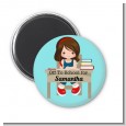 Girl Student - Personalized School Magnet Favors thumbnail