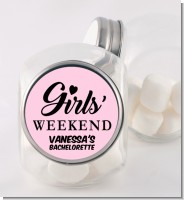 Girls Weekend - Personalized Bridal Shower Candy Jar