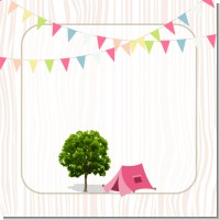 Camping Glam Style Birthday Party Theme
