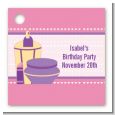 Glamour Girl - Personalized Birthday Party Card Stock Favor Tags thumbnail