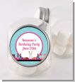 Glamour Girl Makeup Party - Personalized Birthday Party Candy Jar thumbnail