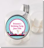 Glamour Girl Makeup Party - Personalized Birthday Party Candy Jar