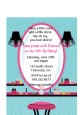 Glamour Girl Makeup Party - Birthday Party Petite Invitations thumbnail