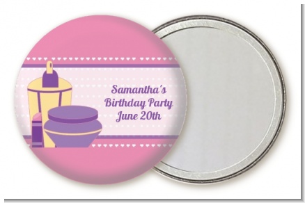 Glamour Girl - Personalized Birthday Party Pocket Mirror Favors