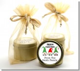 Gnome Trio - Christmas Gold Tin Candle Favors