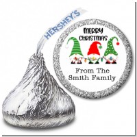 Gnome Trio - Hershey Kiss Christmas Sticker Labels