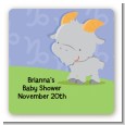 Goat | Capricorn Horoscope - Square Personalized Baby Shower Sticker Labels thumbnail