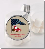 Go Kart - Personalized Birthday Party Candy Jar