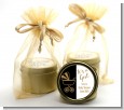 Gold Glitter Black Carriage - Baby Shower Gold Tin Candle Favors thumbnail