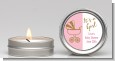 Gold Glitter Pink Carriage - Baby Shower Candle Favors thumbnail