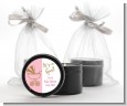 Gold Glitter Pink Carriage - Baby Shower Black Candle Tin Favors thumbnail