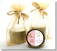 Gold Glitter Pink Carriage - Baby Shower Gold Tin Candle Favors thumbnail