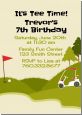 Golf Cart - Birthday Party Invitations thumbnail
