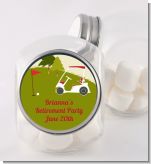 Golf Cart - Personalized Retirement Party Candy Jar