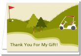 Golf Cart - Birthday Party Thank You Cards