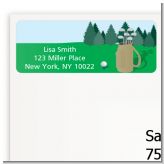 Golf - Retirement Party Return Address Labels