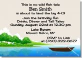 Gone Fishing - Birthday Party Invitations