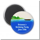Gone Fishing - Personalized Birthday Party Magnet Favors