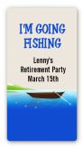 Gone Fishing - Custom Rectangle Birthday Party Sticker/Labels
