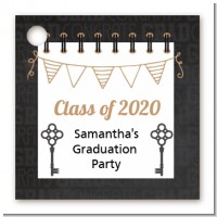 Grad Keys to Success - Personalized Graduation Party Card Stock Favor Tags