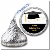 Graduation Cap - Hershey Kiss Graduation Party Sticker Labels