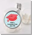 Graduation Cap Red - Personalized Graduation Party Candy Jar thumbnail