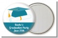 Graduation Cap Teal - Personalized Graduation Party Pocket Mirror Favors thumbnail