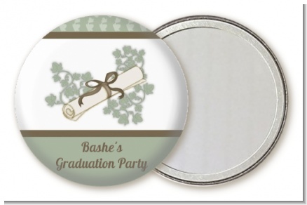 Graduation Diploma - Personalized Graduation Party Pocket Mirror Favors